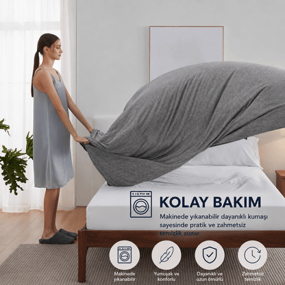 Terletmeyen Serinletici Yaz Battaniyesi